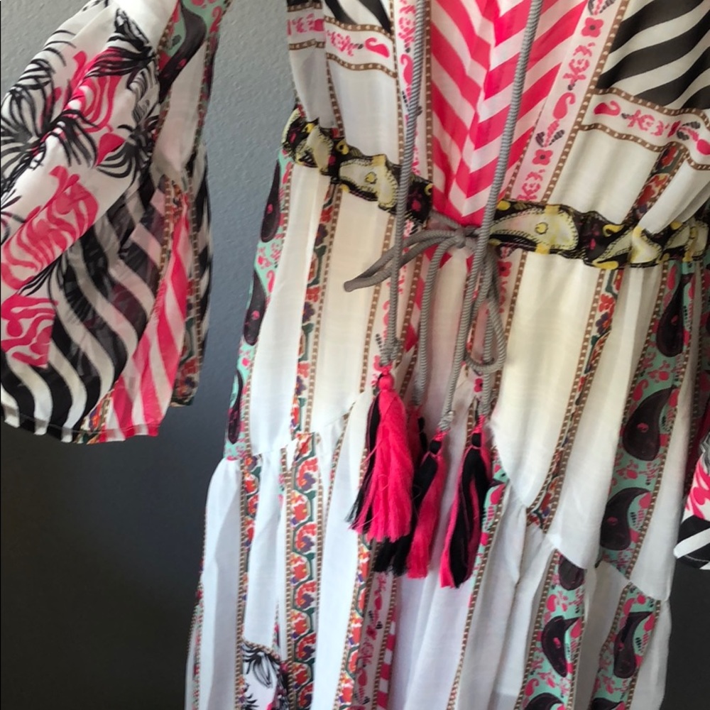 Runway Designer Replica Dress Couture Pink White - Picture 7 of 7